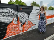 I murales di Vallà sono diventati lo spunto per un “fil rouge” culturale della Castellana (foto Macca)