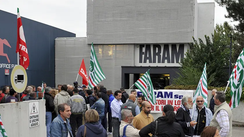 Prandi Giavera del montello sciopero operai Faram