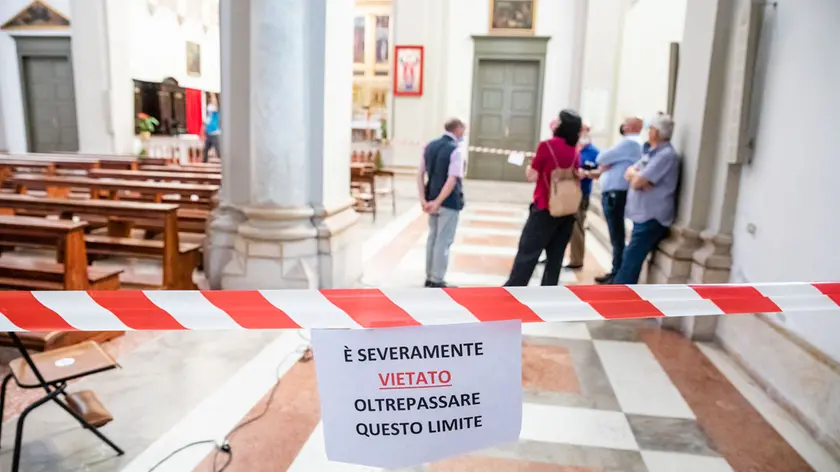 Il sopralluogo tecnico nella chiesa arcipretale di San Fior