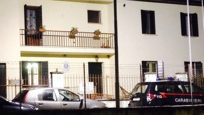 La stazione dei carabinieri di Crespano