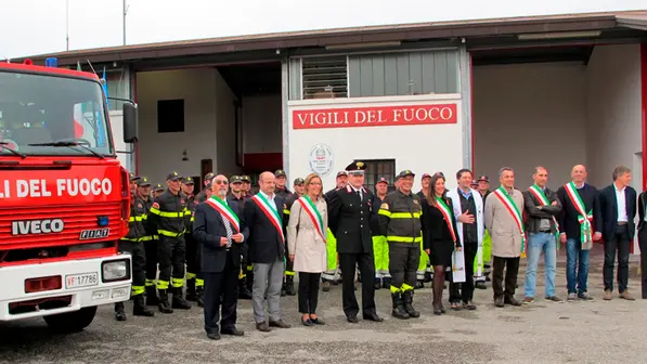DeMarchi Asolo inaugurazione sede vigili del fuoco volontari