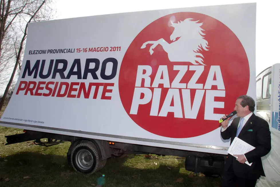 Passerini Presentaziome lista Razza Piave candidato presidenza provincia Leonardo Muraro agenzia fotografica foto film