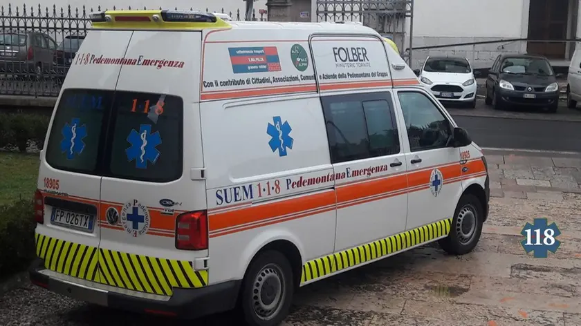 Un mezzo della Pedemontana Emergenza ODV