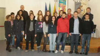 I ragazzi premiati da vicesindaco e assessori