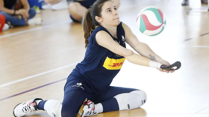 Silvia Biasi, 35enne di Godega Sant'Urbano, è nazionale di sitting volley