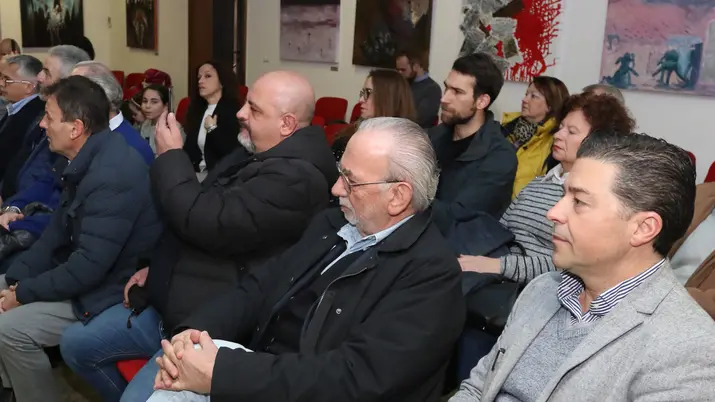 ZAGO AG.FOTOFILM SPRESIANO IN MUNICIPIO PRESENTAZIONE LISTA CANDIDATO SINDACO MARCO DALLA PIETRA