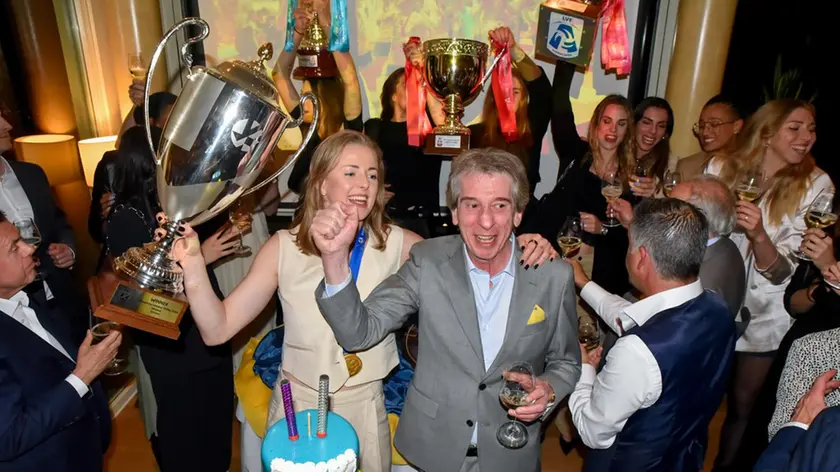 La grande festa dell'Imoco Conegliano con i 4 troferi vinti tra 2023 e 2024