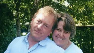 Il candidato sindaco con la moglie Loretta