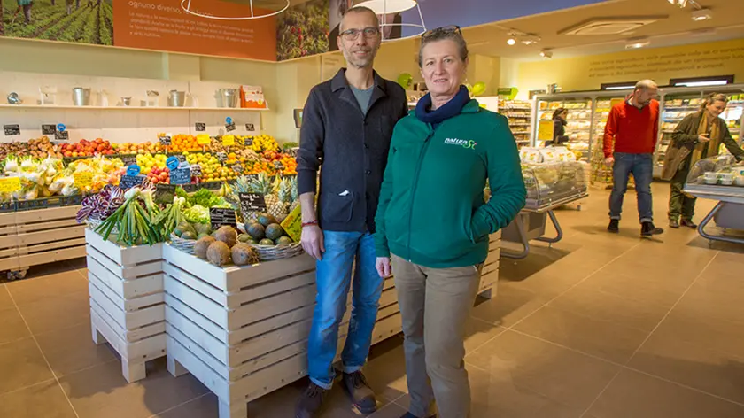 DeMarchi Castelfranco borgo Treviso nuovo negozio Natura Si titolari Giancarlo Moro e Rosalba Colladon