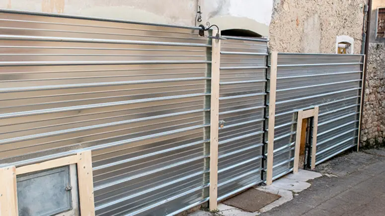 Ferrazza Vittorio Veneto Località Borghel pannelli anti rumore su abitazioni traforo Santa Augusta