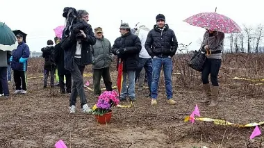 Il luogo in cui è stato trovato il cadavere di Yara Gambirasio