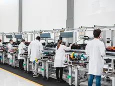 Un interno dello stabilimento Siga di Castelfranco: l'eccellenza di un distretto trainante
