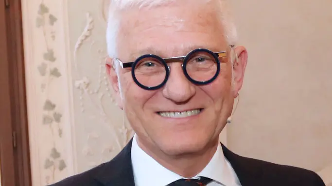 AGOSTINI AG.FOTOFILM TREVISO DITTA -LABOMAR- 20 ANNI DI ATTIVITA' INCONTRO A PALAZZO GIACOMELLI, IN FOTO IL TITOLARE WALTER BERTIN E FRANCO DI MARE