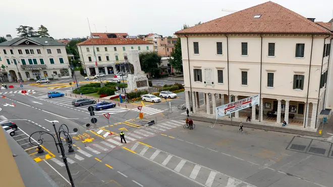DeMarchi Montebelluna nuova viabilità PUT chiuso viale Mazzini