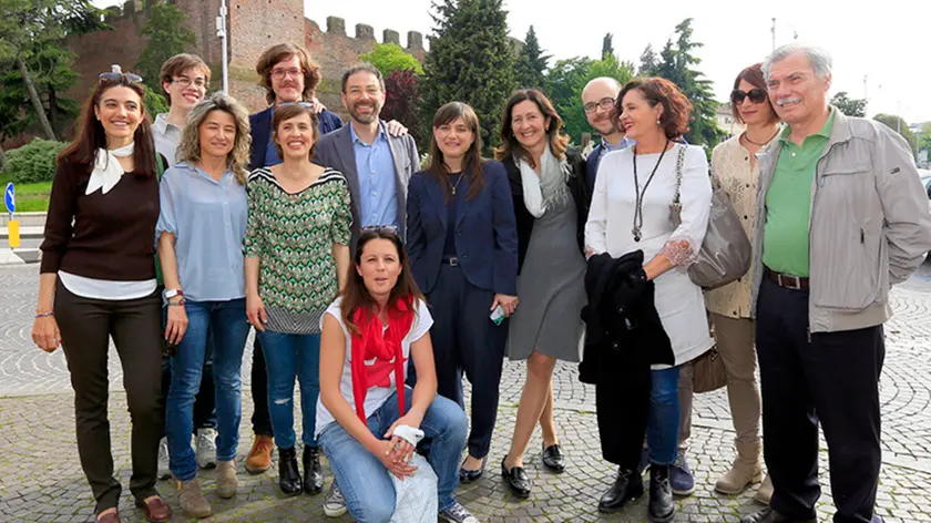 DeMarchi Castelfranco Deborah Serracchiani con Claudio Beltramello e Donata Sartor