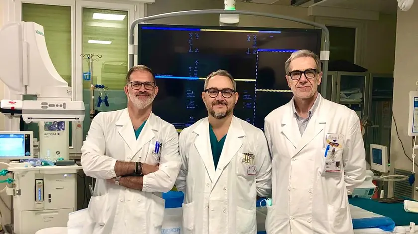 Da sinistra Jacopo Del Verme, Altin Stafa e Roberto Zanata