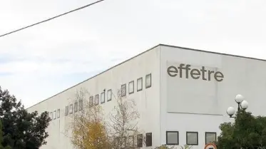 La sede della vetreria Effetre a Resana