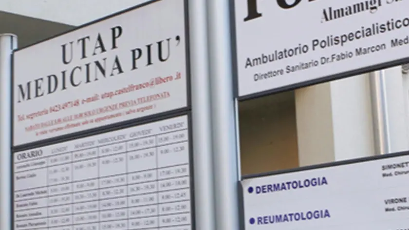 La sede del centro di medicina a Castelfranco