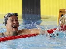 Margherita Panziera esulta dopo la vittoria agli Europei