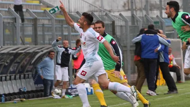 Prandi Treviso treviso-entella in foto spinosa esulta