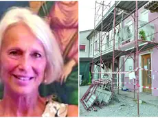 Rossana Billi e la sua casa sotto sequestro (foto Cavicchi/Macca)