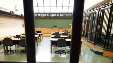 Un’aula di tribunale