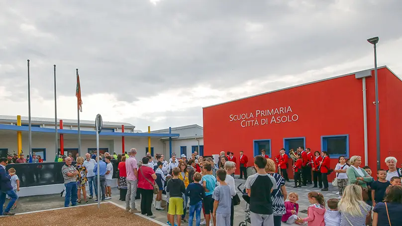 Ferrazza Asolo inaugurazione scuola primaria