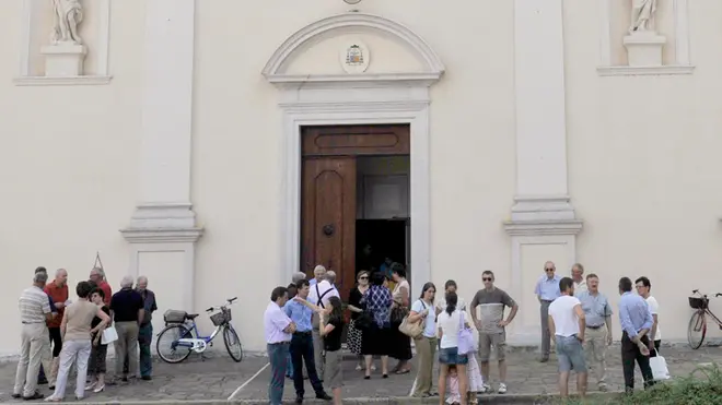 Allegranzi Cusignana messa dopo il tentato omicidio