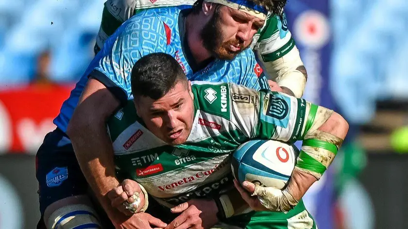 Sebastian Negri del Benetton Treviso protagonista contro i Vodacom Bulls (Inpho)