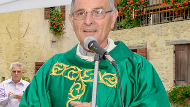 Ferrazza Refrontolo Santa messa al Molinetto della Croda, Don Giuseppe Nadal