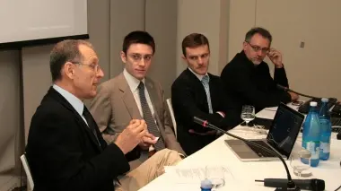 Eugenio Pozzo a fianco figlio Marco A sinistra Loredana Bolzan e Caludio Dario