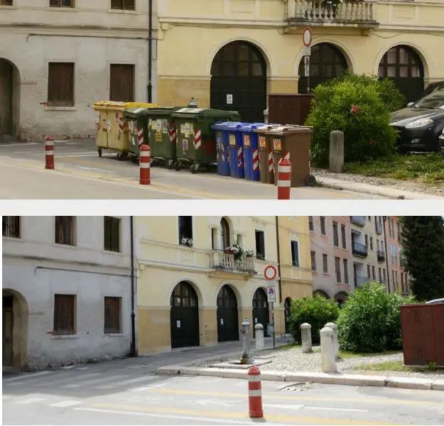 via San Nicolò priima e dopo