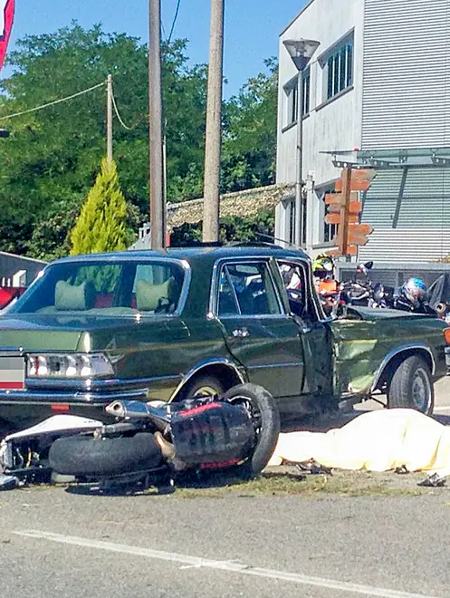 Allegranzi Cornuda incidente mortale moto contro auto