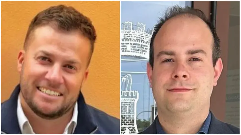 I candidati Fabio Marin e Pietro Pellizzari