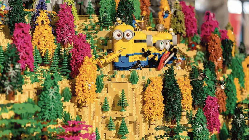 I Simpson , residenti nella città di mattoncini in riva al Sile, fra i 6 mila abitanti ripresi nella quotidianità