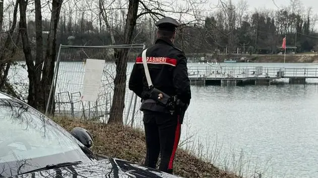 I carabinieri al lago di Villarazzo