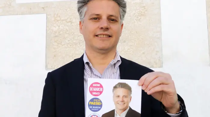 TOME AG.FOTOFILM PAESE PRESENTAZIONE CANDIDATO SINDACO MARTINO DE MARCHI