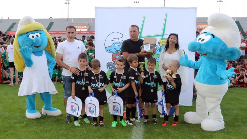 PASSERINI AG.FOTOFILM TREVISO TORNEO PUFFIAMOCI NEL RUGBY ALLO STADIO MONIGO PREMIAZIONI, IN FOTO UNDER 6 1° CITTADELLA