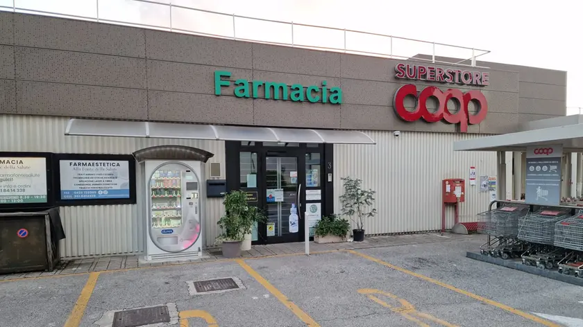 Il luogo della rapina a Castelfranco Veneto
