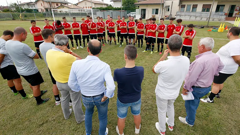 Guerretta Castelfranco presentazione squadra calcio Giorgione