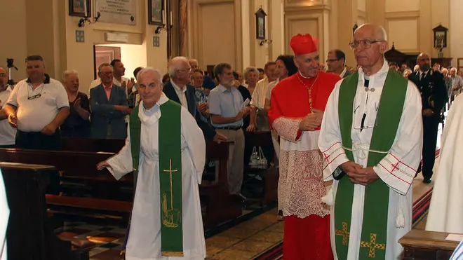 Bolognini Salgarede Cardinale Poletto celebra la Messa
