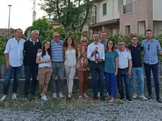 Il sindaco Cristiano Mosole festeggia la vittoria con la lista Obiettivo Comune