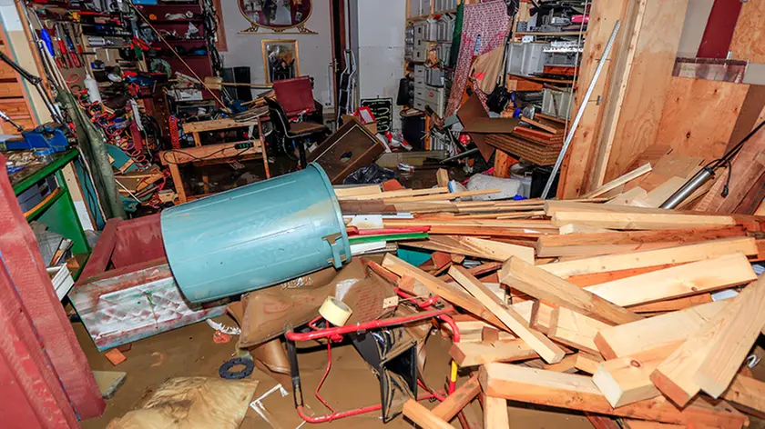 DeMarchi Asolo allagamenti località Loro scantinati allagati