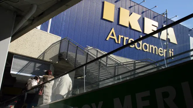 Il magazzino Ikea alle porte di Roma, in una immagine d'archivio. ANSA / MASSIMO CAPODANNO