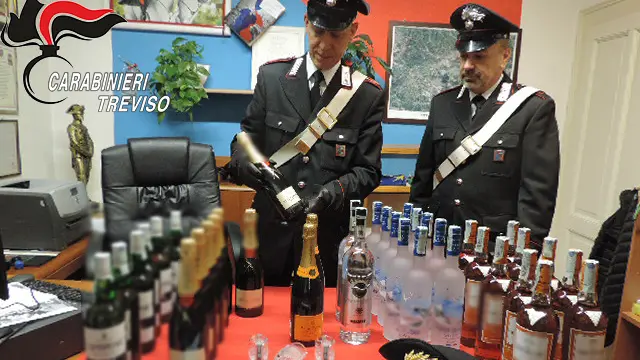 La refurtiva recuperata dai carabinieri a Susegana