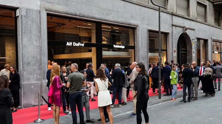 L'inaugurazione del nuovo flagship store di Alf DaFrè a Milano