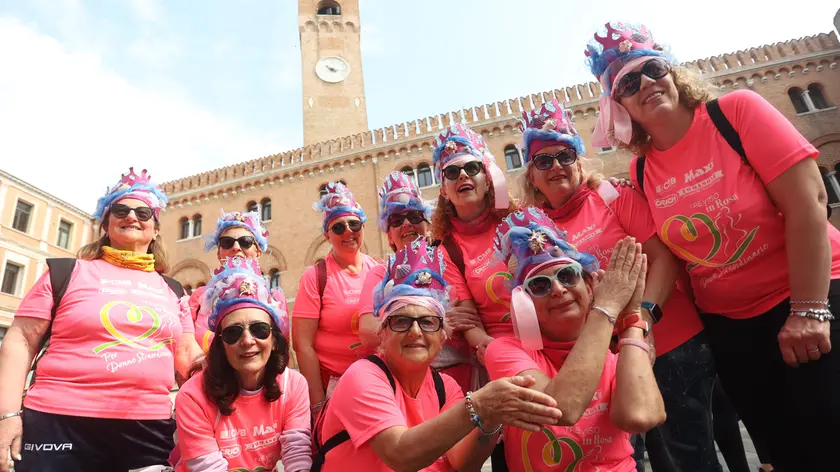 Un’immagine della scorsa edizione di Treviso in rosa: obiettivo, anche quest’anno, le 10 mila iscrizioni