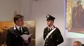 20070504-PORDENONE - CRO - PORDENONE - TIEPOLO DA UN MLN RUBATO A ROMA,CC LO RECUPERANO NEL NORDEST- Il quadro del Tiepolo "scena carnevalesca" acquistato con poche migliaia di euro in un mercatino. Il valore del quadro stato stimato in quasi un milione di euro.Nella foto un momento della conferenza stampa nella caserma dei carabinieri di Pordenone. mercatino del Nordest il quadro di Giandomenico Tiepolo (Venezia 1727-1804), del valore di un milione di euro, rubato nei mesi scorsi a Roma e recuperato dai Carabinieri del Comando Provinciale di Pordenone a Portogruaro (Venezia). Il Tiepolo recuperato e' una tela datata intorno al 1765 intitolata ''Scena carnevalesca'', che misura 89 centimetri per 110. STEFANO LANCIA/ ANSA / BGG
