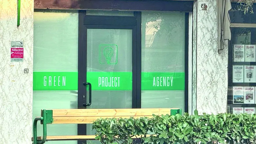 Gli uffici della Green Project Agency a Mestre