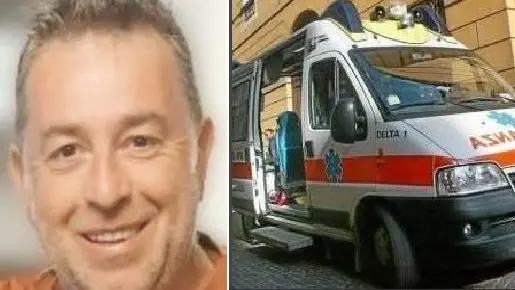 Fernando Frignani, 47 anni, ingegnere meccanico libero professionista e un’ambulanza del Suem 118